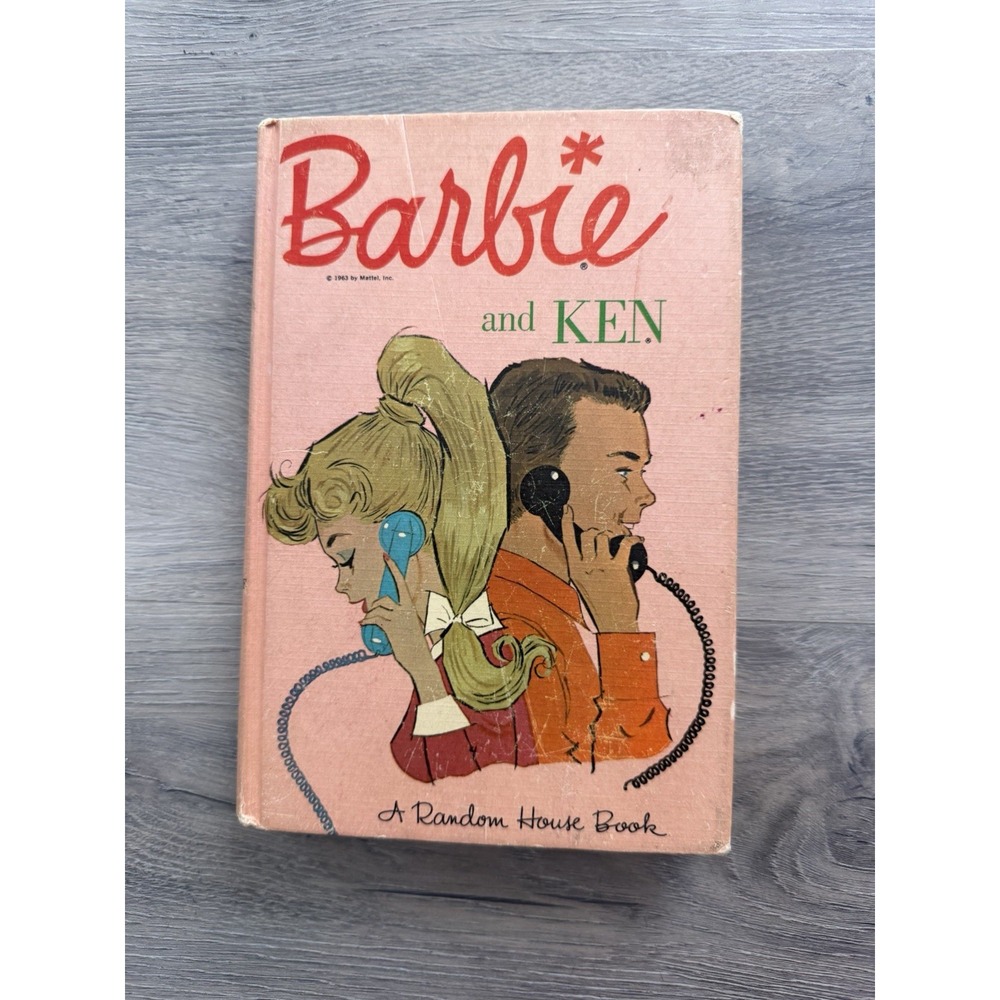Vintage 1963 Barbie And Ken Hardcover Book Random House Collectible